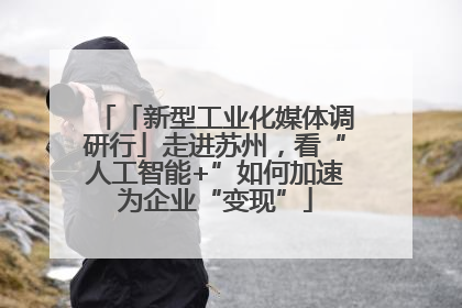 「新型工业化媒体调研行」走进苏州，看“人工智能+”如何加速为企业“变现”