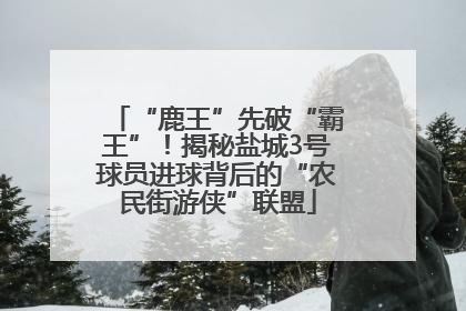 “鹿王”先破“霸王”！揭秘盐城3号球员进球背后的“农民街游侠”联盟
