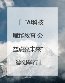 “AI科技赋能教育 公益点亮未来”德阳举行