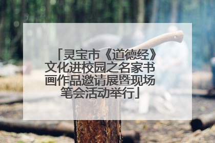 灵宝市《道德经》文化进校园之名家书画作品邀请展暨现场笔会活动举行