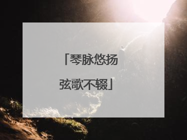 琴脉悠扬 弦歌不辍