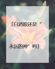 白酒股还是“永远的神”吗