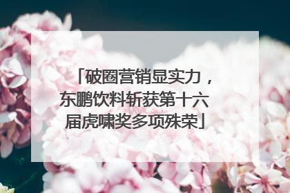破圈营销显实力，东鹏饮料斩获第十六届虎啸奖多项殊荣
