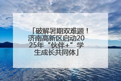 破解暑期双难题！济南高新区启动2025年“伙伴+”学生成长共同体