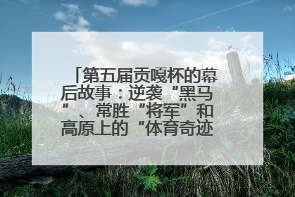 第五届贡嘎杯的幕后故事：逆袭“黑马”、常胜“将军”和高原上的“体育奇迹”丨微纪录