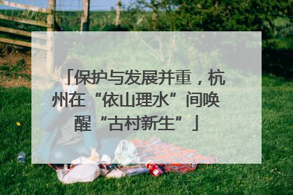 保护与发展并重，杭州在“依山理水”间唤醒“古村新生”