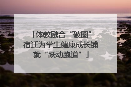 体教融合“破圈” 宿迁为学生健康成长铺就“跃动跑道”