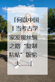 何以中国丨当考古学家发现丝绸之路“复制粘贴”版驼夫……