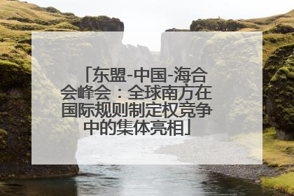 东盟-中国-海合会峰会：全球南方在国际规则制定权竞争中的集体亮相