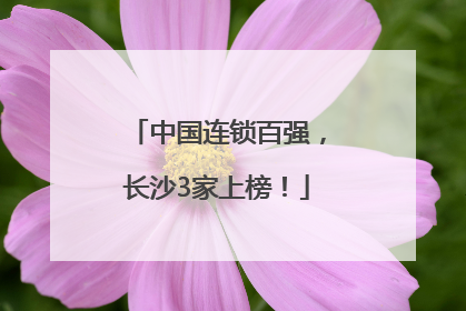 中国连锁百强，长沙3家上榜！