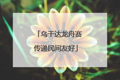 乌干达龙舟赛传递民间友好