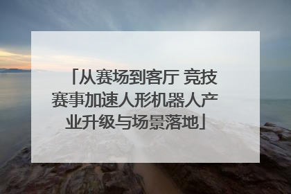 从赛场到客厅 竞技赛事加速人形机器人产业升级与场景落地