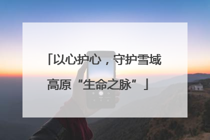 以心护心，守护雪域高原“生命之脉”
