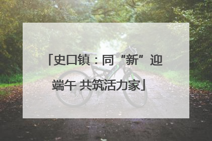 史口镇：同“新”迎端午 共筑活力家