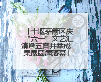 十堰茅箭区庆“六一”文艺汇演暨五育并举成果展圆满落幕
