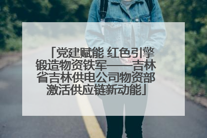 党建赋能 红色引擎锻造物资铁军——吉林省吉林供电公司物资部激活供应链新动能