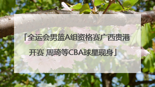 全运会男篮A组资格赛广西贵港开赛 周琦等CBA球星现身