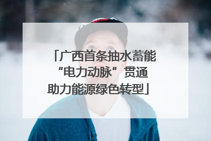 广西首条抽水蓄能“电力动脉”贯通 助力能源绿色转型