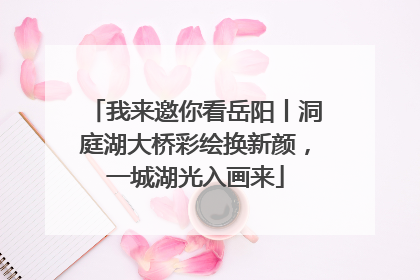 我来邀你看岳阳丨洞庭湖大桥彩绘换新颜，一城湖光入画来