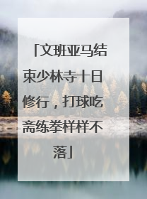 文班亚马结束少林寺十日修行，打球吃斋练拳样样不落
