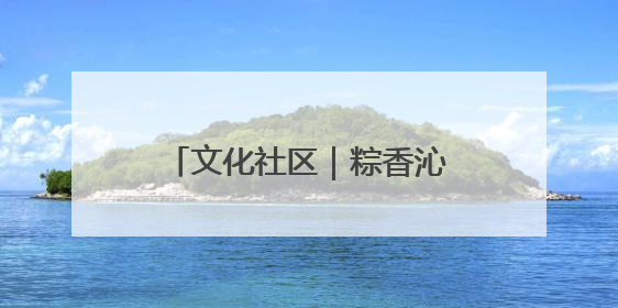 文化社区｜粽香沁人心 浓浓端午情