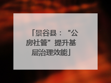 景谷县：“公房社管”提升基层治理效能
