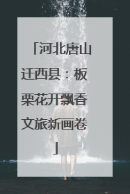 河北唐山迁西县：板栗花开飘香文旅新画卷