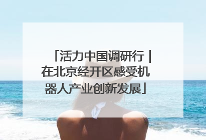 活力中国调研行｜在北京经开区感受机器人产业创新发展