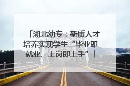 湖北幼专：新质人才培养实现学生“毕业即就业、上岗即上手”