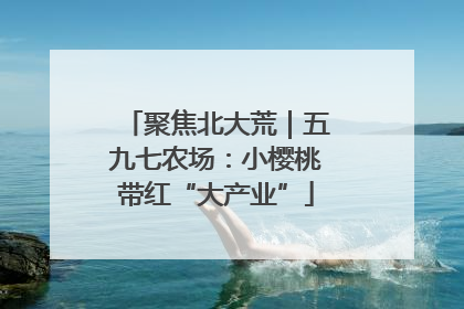 聚焦北大荒｜五九七农场：小樱桃带红“大产业”