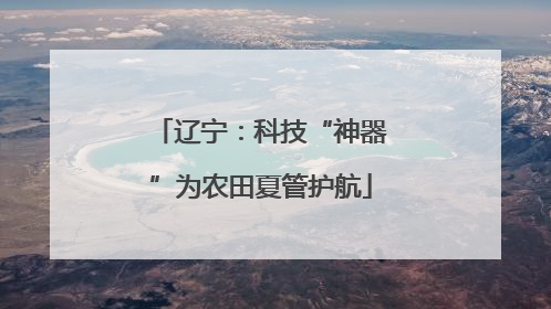 辽宁：科技“神器”为农田夏管护航
