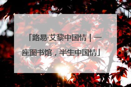 路易·艾黎中国情｜一座图书馆，半生中国情