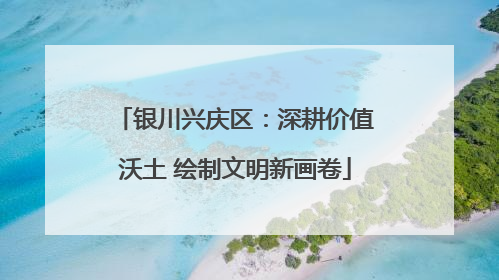 银川兴庆区：深耕价值沃土 绘制文明新画卷