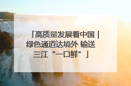 高质量发展看中国｜绿色通道达境外 输送三江“一口鲜”