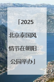 2025北京泰国风情节在朝阳公园举办