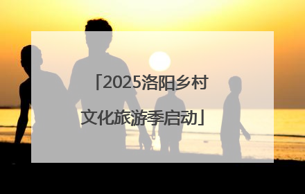 2025洛阳乡村文化旅游季启动